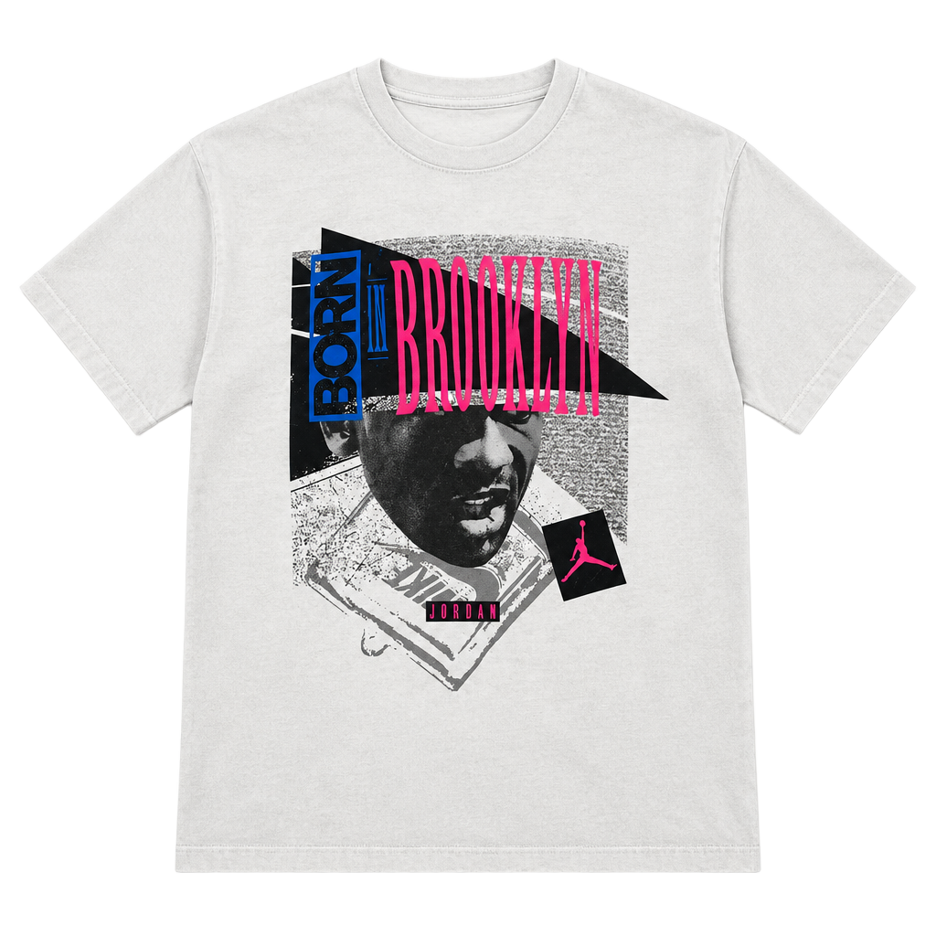 Jordan Born in Brooklyn Michael Jordan Graphic T-Shirt M 1