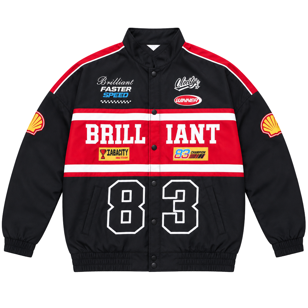 Brilliant Racing Jacket 83 Black Red 1