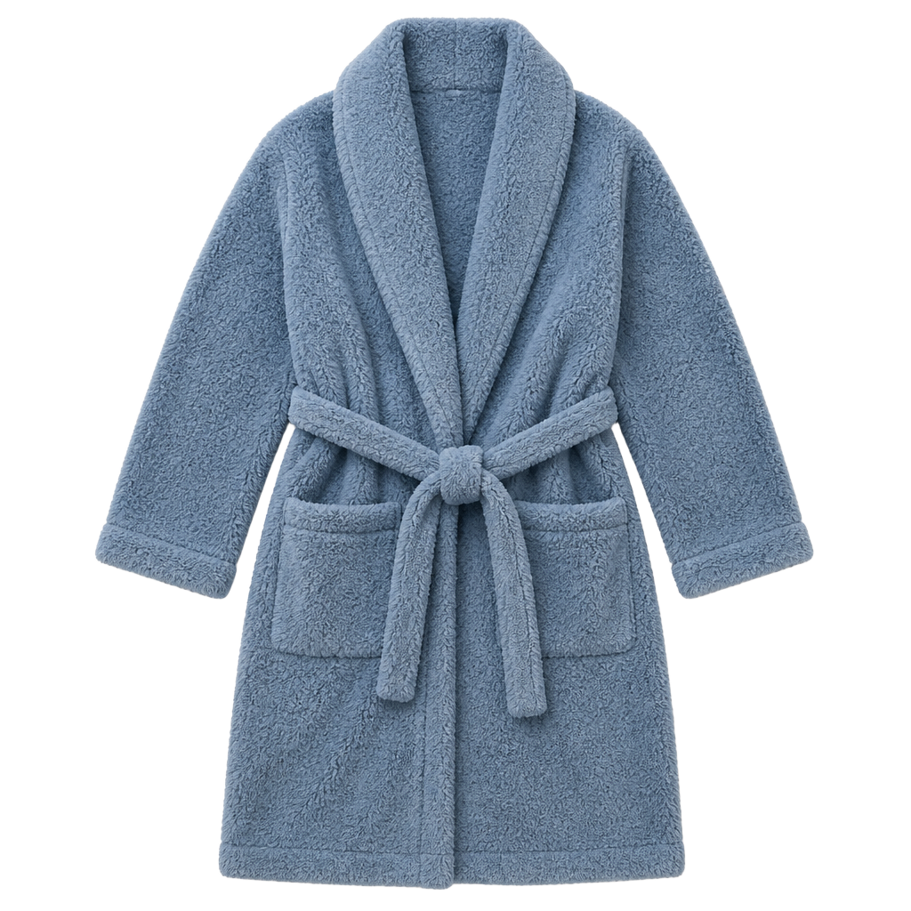 Sunday Citizen Snug Waffle Robe Blue 1