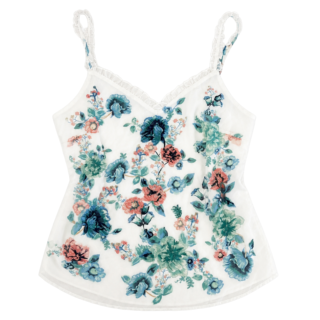 White House Black Market Floral Lace Camisole Top 1