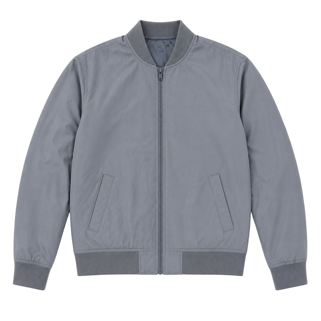 Banana Republic Men's Gray Bomber Jacket Size M 1
