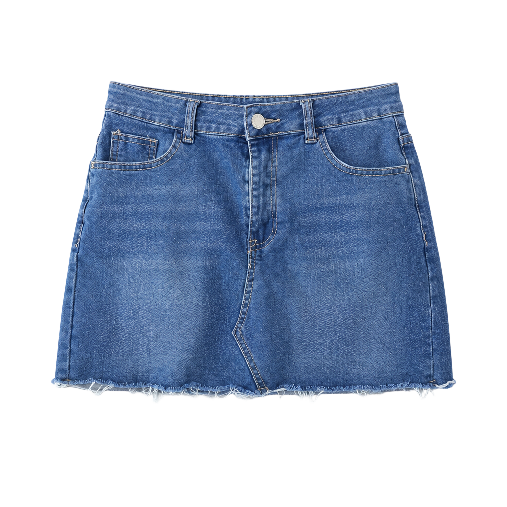 SHEIN Jeans Denim Mini Skirt Size US 6 1