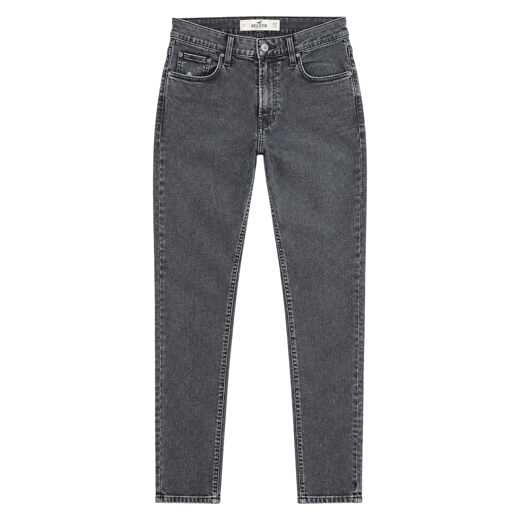 Hollister Slim Straight Jeans 30x34 Black Epic Flex 1