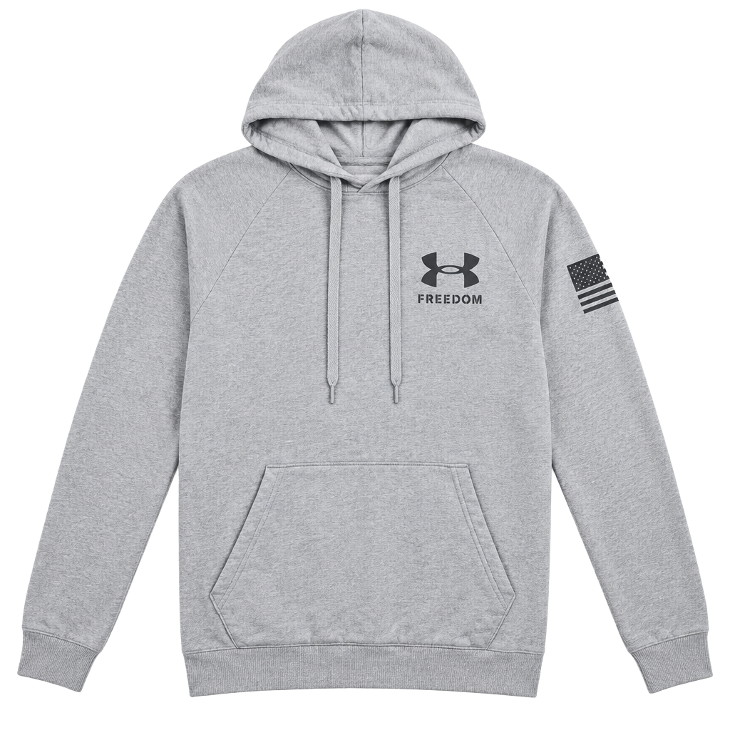 Under Armour Freedom Hoodie Size Small Gray 1