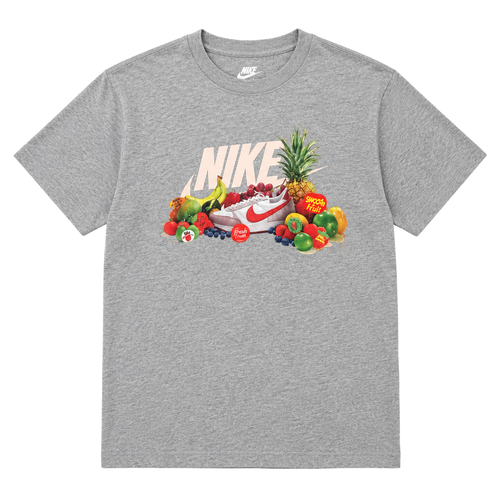 Nike The Nike Tee Graphic T-Shirt Size S Gray 1