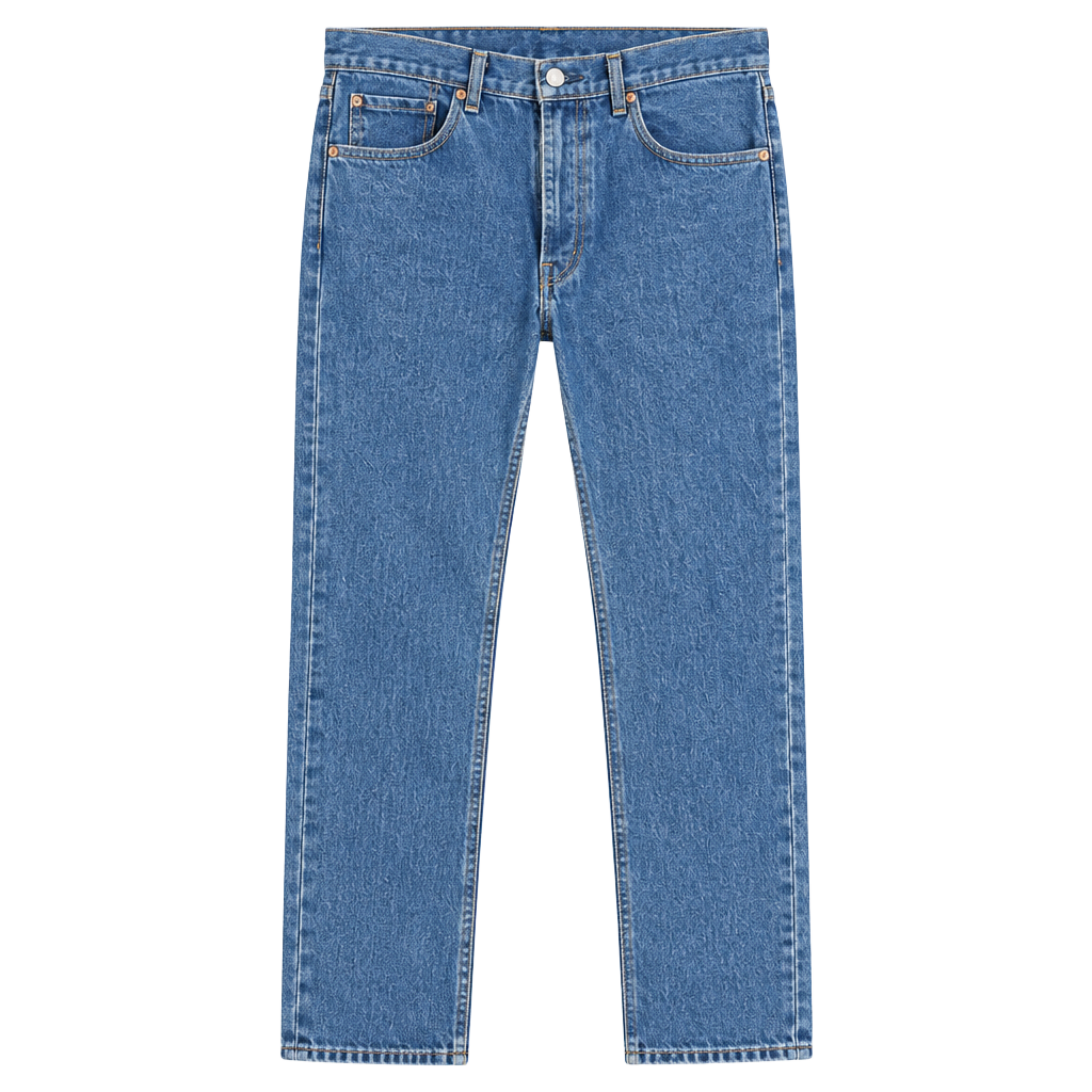 Levi's 505 Regular Fit Jeans 36x32 Blue Denim 1