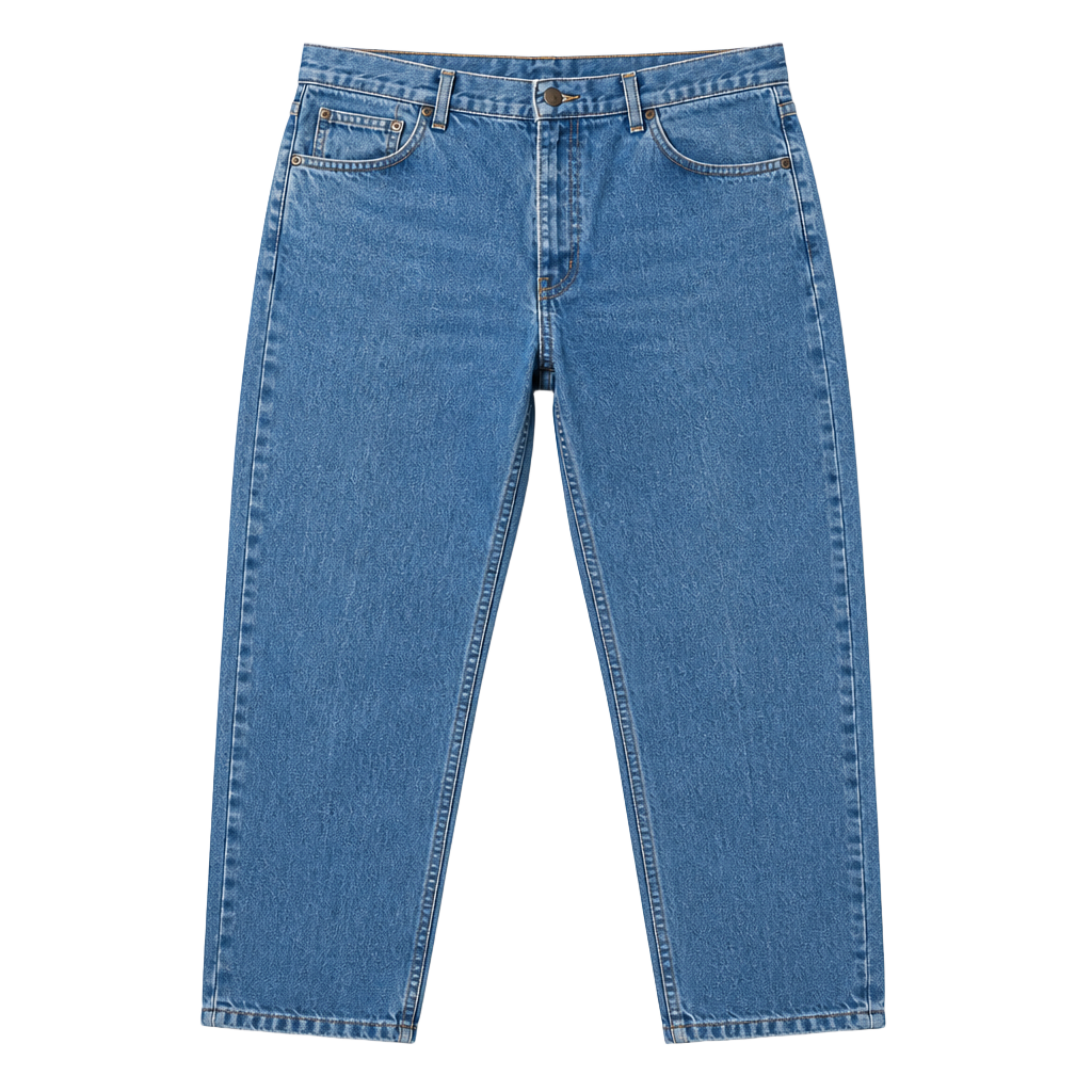 Carhartt Denim Jeans Size 42x32 Blue Straight Leg Workwear 1