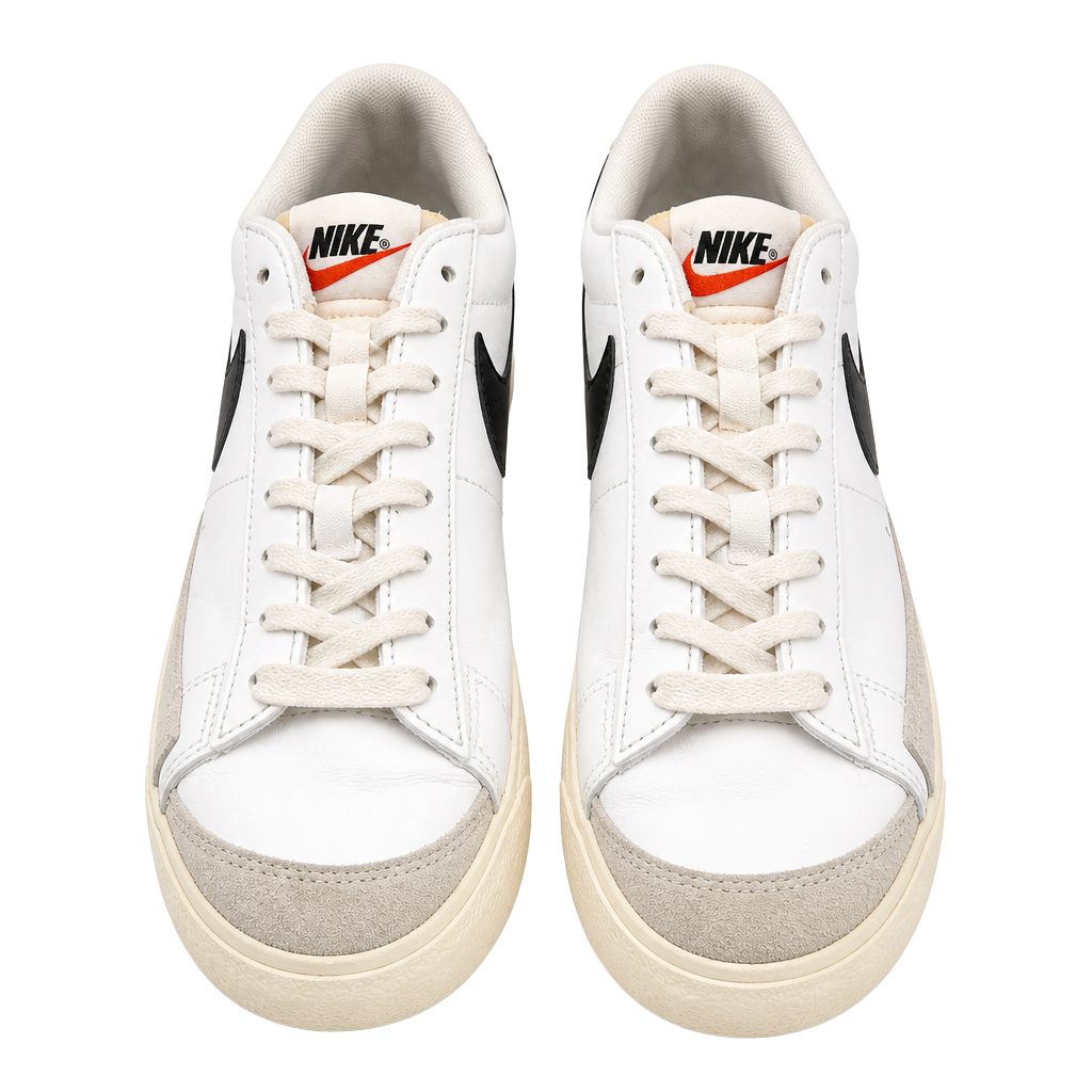 Nike Blazer Low Platform White Black DJ0292-101 Women's Size 8.5 1