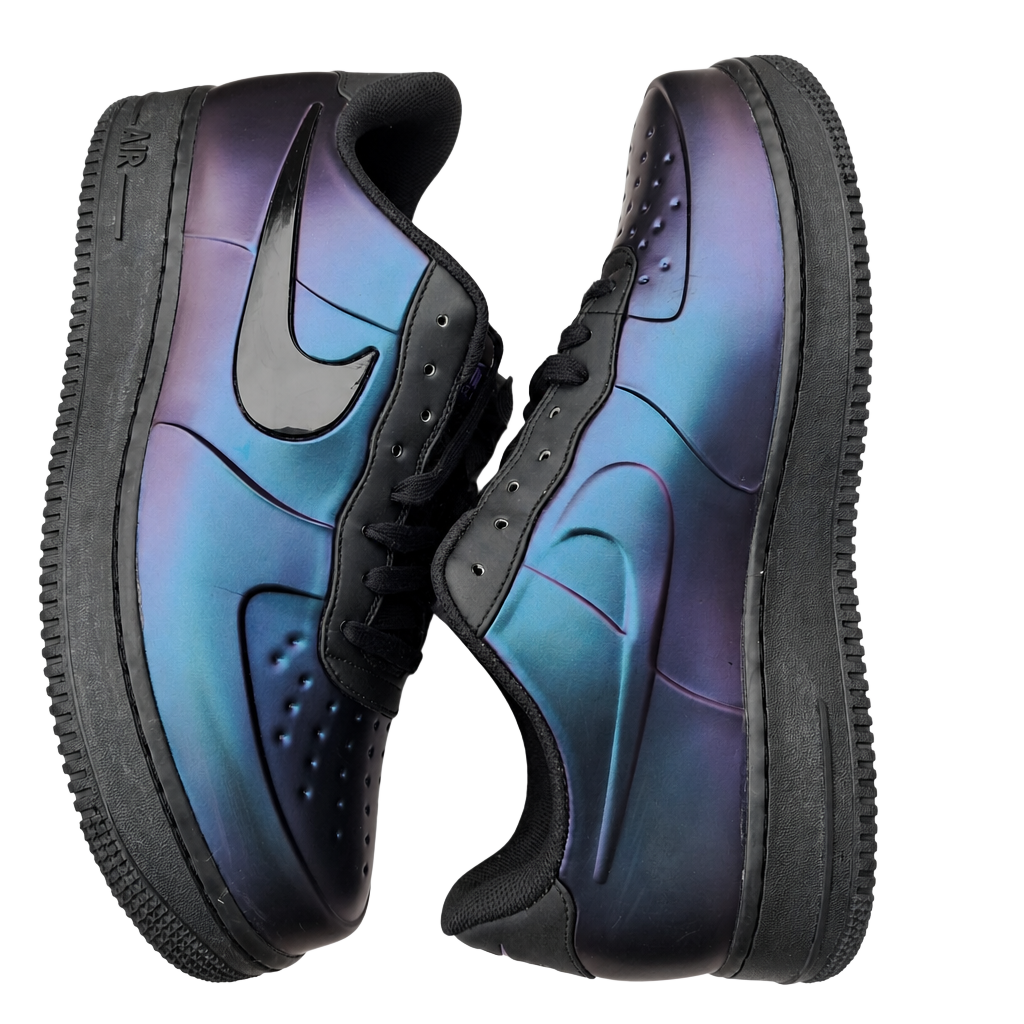 Men's Iridescent Black Sneakers 1