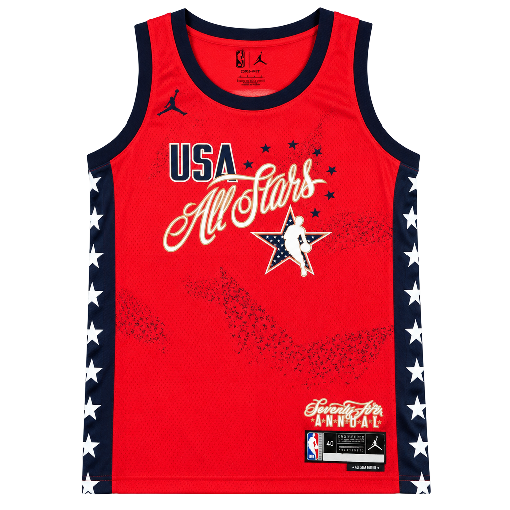 Jordan Jalen Brunson NBA All-Star Jersey Size S 40 Red New 1