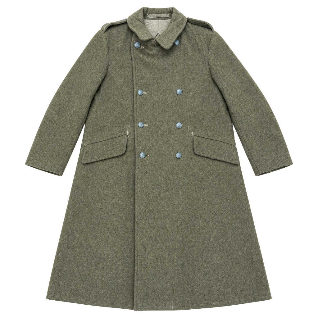 1948 British Army 1940 Pattern Dismounted Wool Greatcoat Size 8 Military 1
