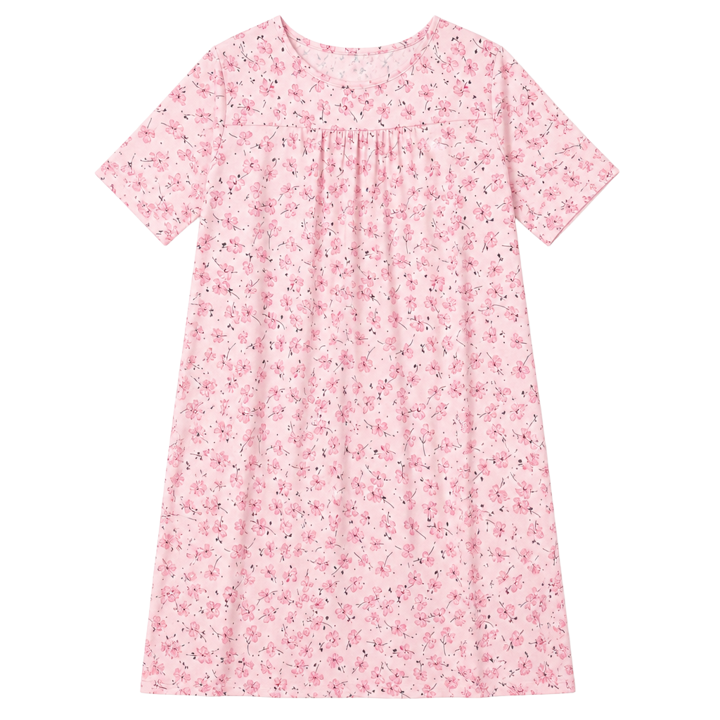 Deyeek Women's Floral Print Nightgown Size M 1