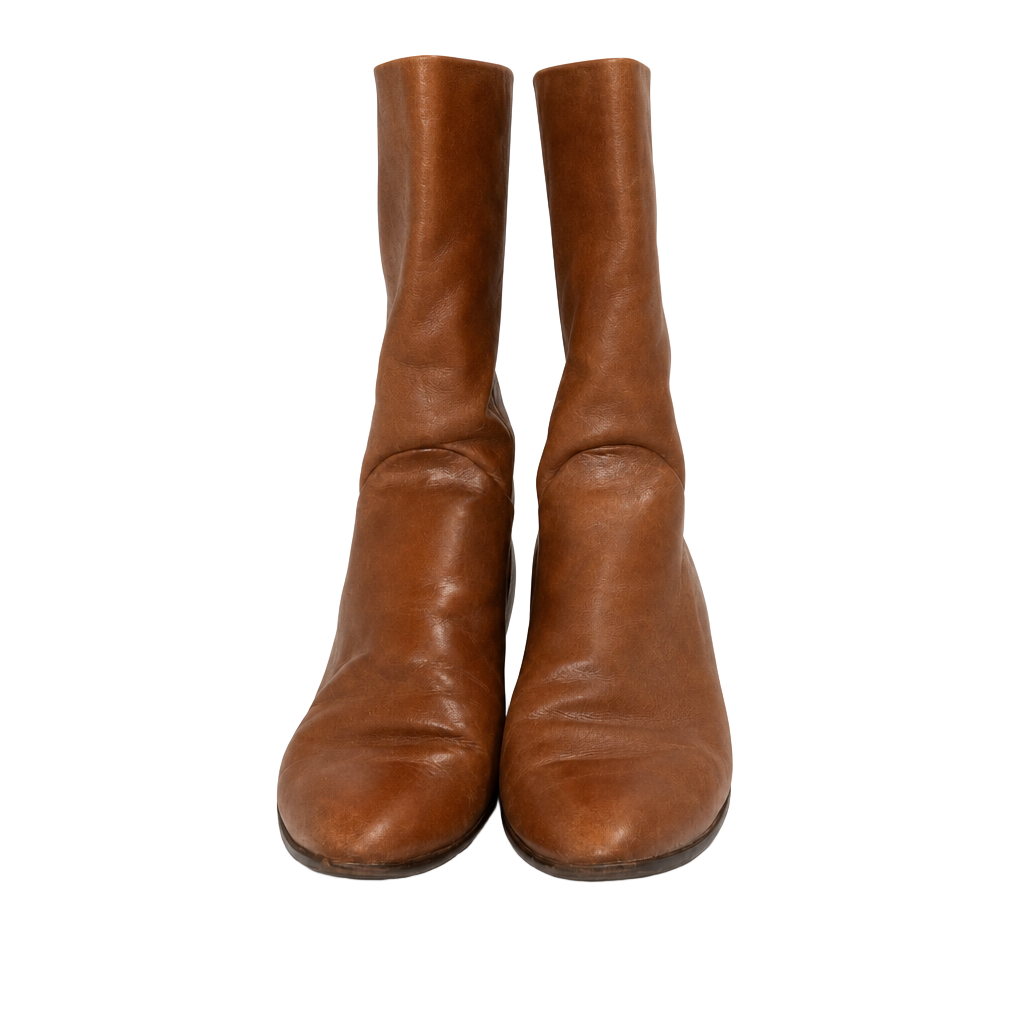 Nine West Women's Brown Leather Knee High Boots Size 8M 1