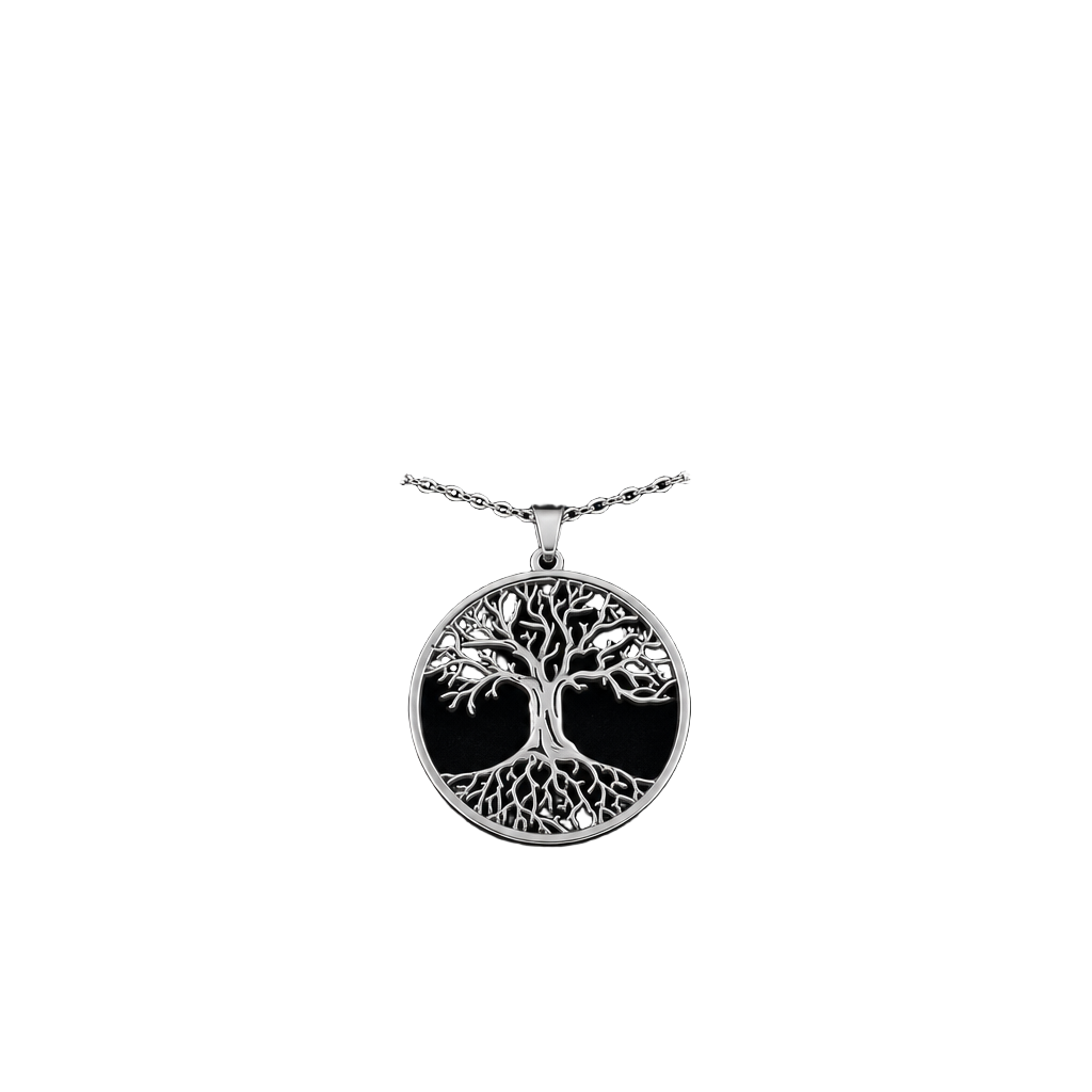 Stainless Steel Tree of Life Necklace with Gift Box 1