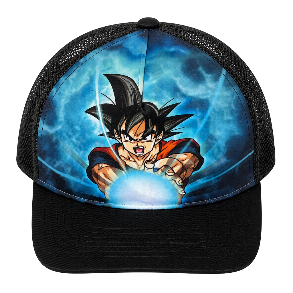 Dragon Ball Super Goku Mesh Snapback Trucker Hat Adjustable OSFM 1