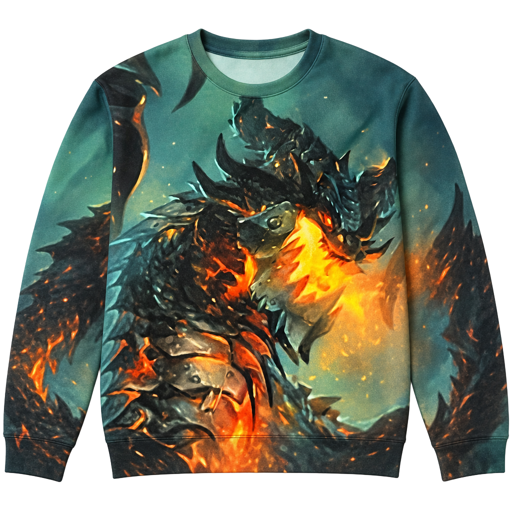 World of Warcraft Deathwing Dragon 3D Print T-Shirt 1