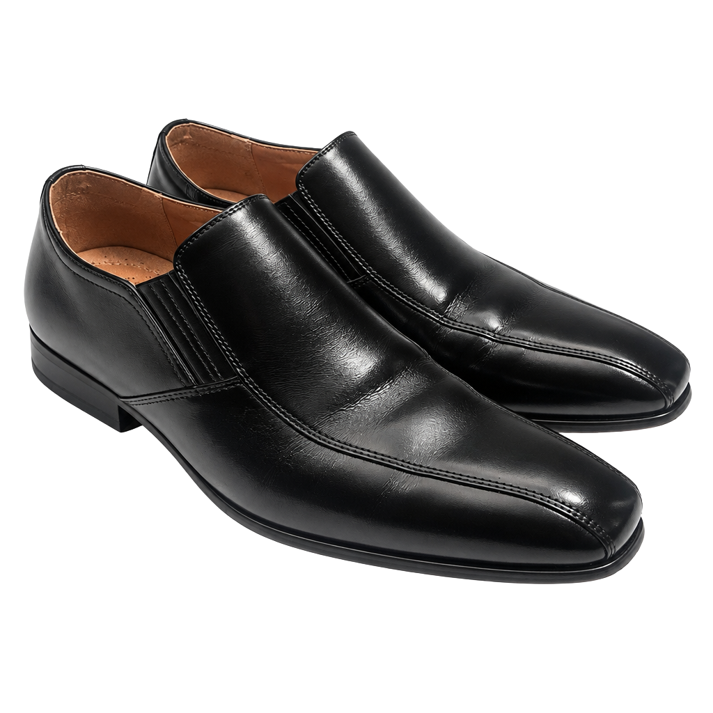 Florsheim Postino Bike Toe Slip On Dress Shoes Black 1