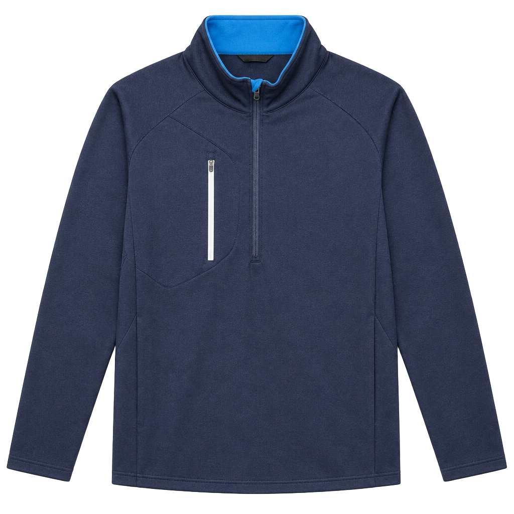 Zero Restriction Tour Series Size L Navy Blue Quarter Zip 1