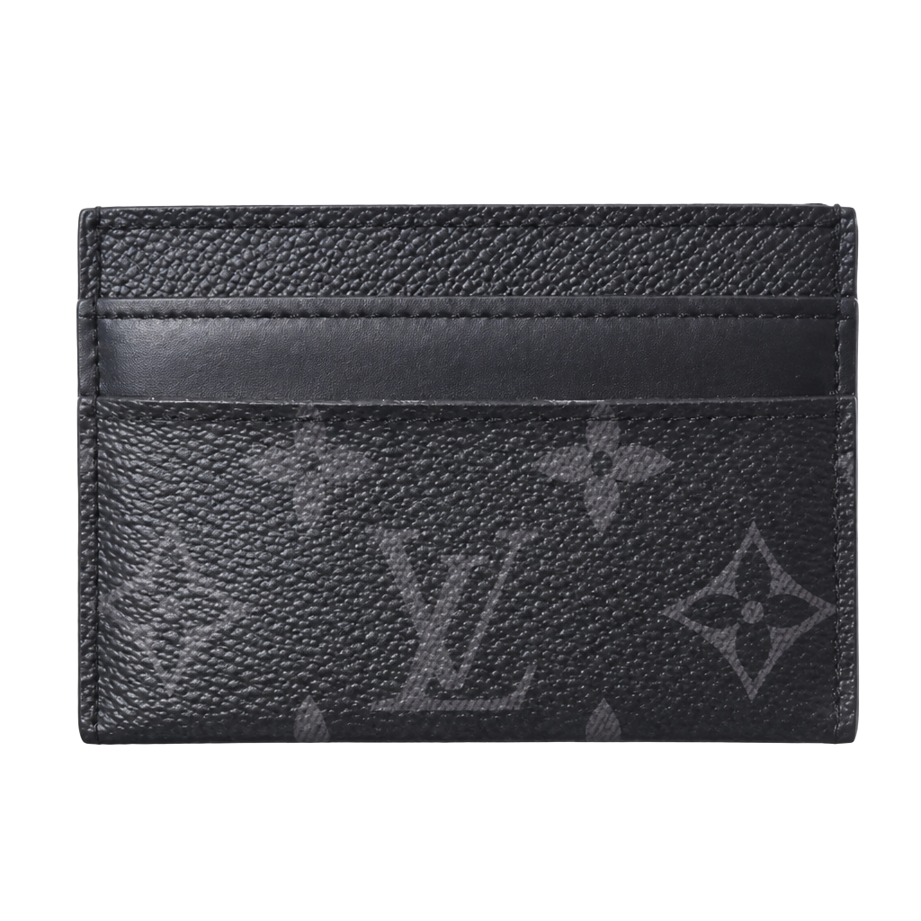 Louis Vuitton Monogram Eclipse Coated Canvas Double Card Holder 1