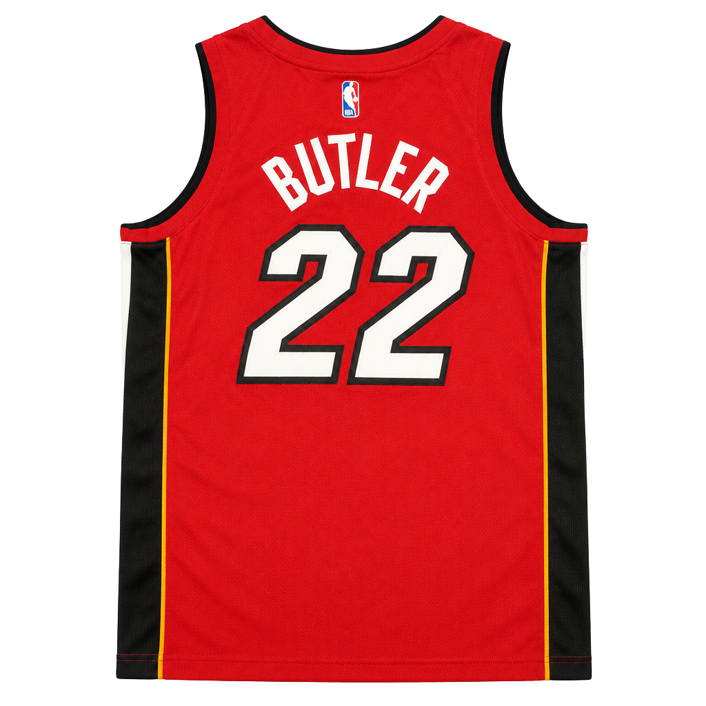 Jordan Jimmy Butler Miami Heat 22 Swingman Jersey Size 48 Red 1