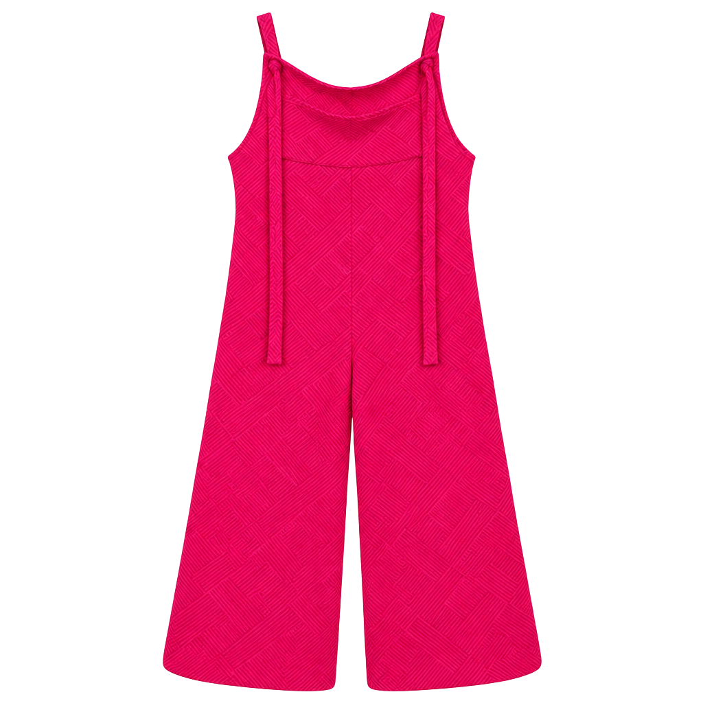 Suit Yourself Adjustable Strap Jumpsuit in Pink, 1