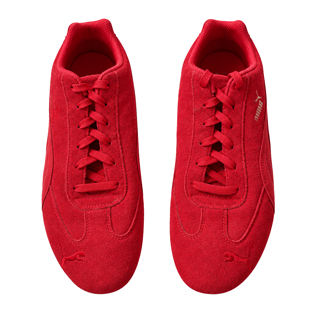 Puma Scuderia Ferrari Speedcat Red Suede Sneakers 1