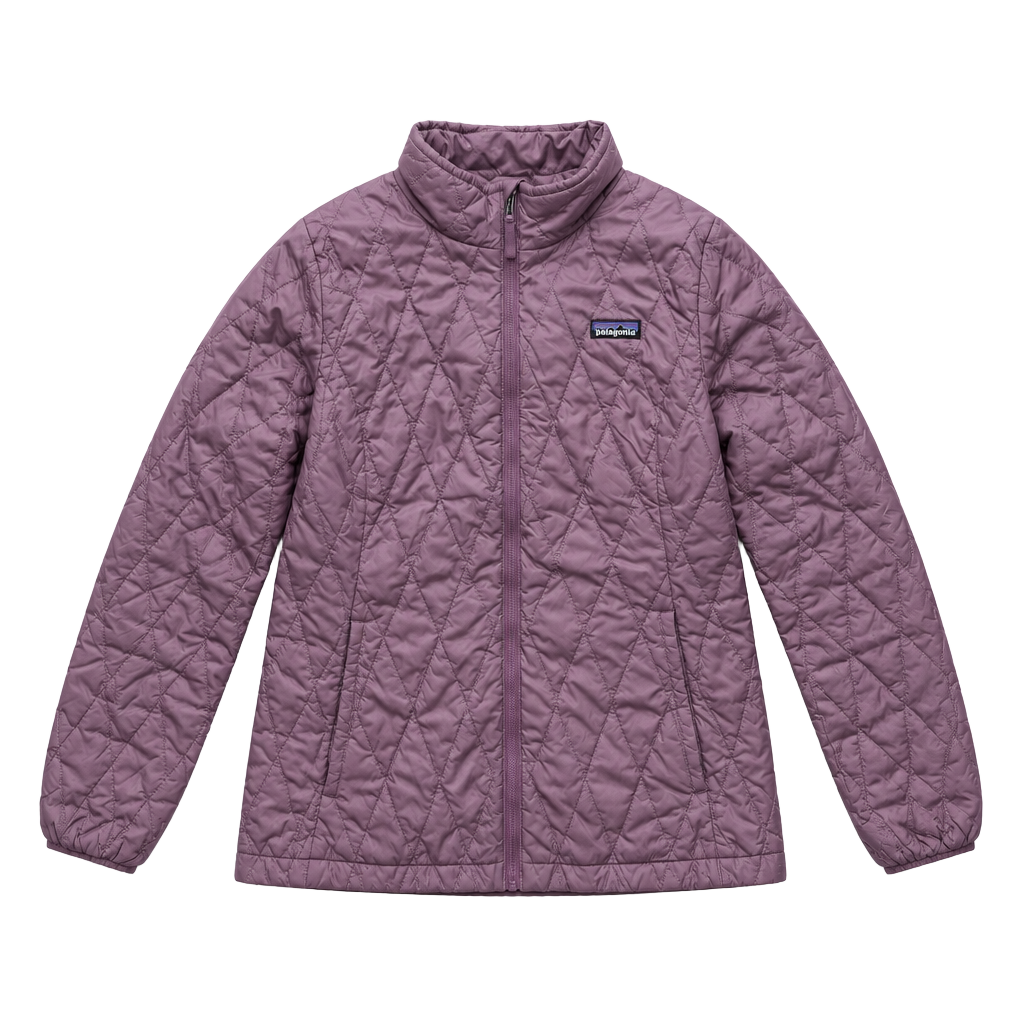 Kids Patagonia Nano Puff Jacket Purple 1