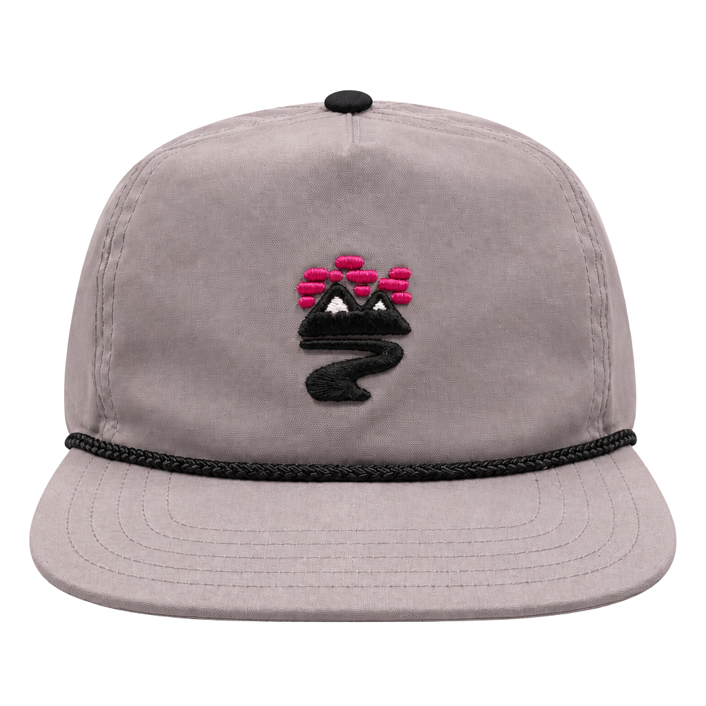 Coal Custom x evo Snapback Hat Gray Mountain Logo NWOT 1