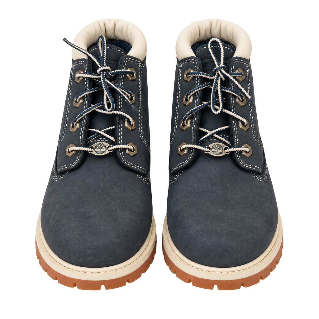 Timberland Nellie Chukka Boots Navy Blue Leather 1