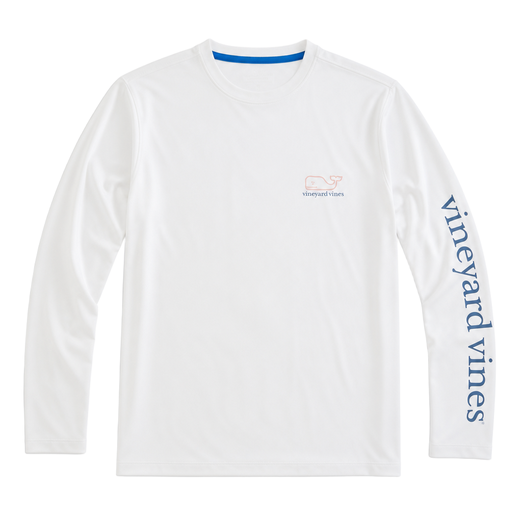 Vineyard Vines Performance Long-Sleeve Harbor Whale Tee 1