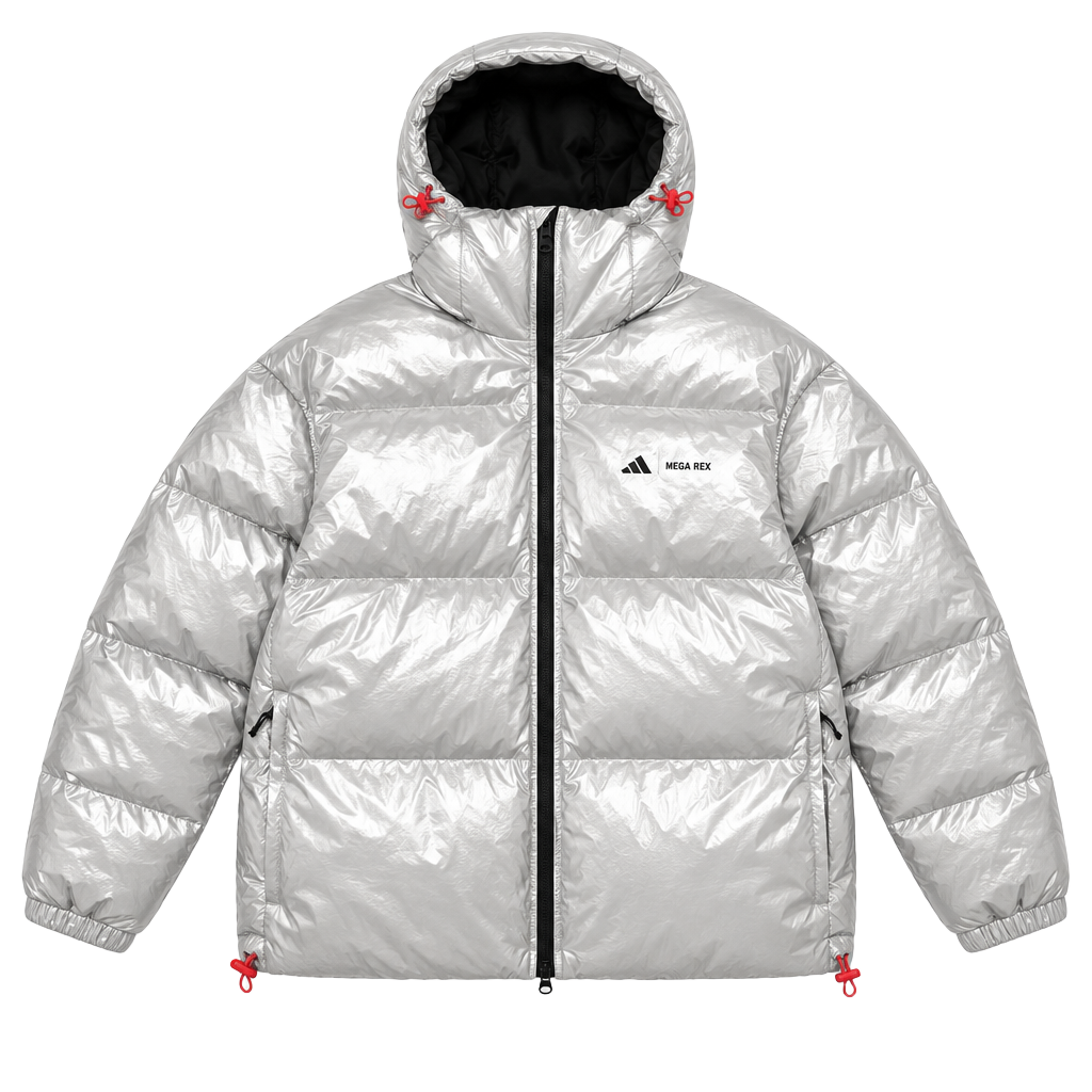 Moon Boot Puffer Jacket Silver (xl) 1
