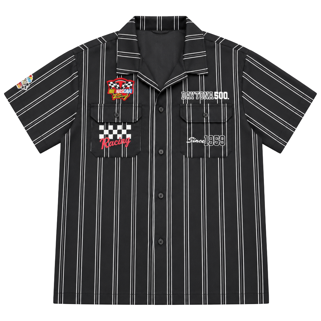 NASCAR Daytona 500 Pinstripe Button-Up Shirt 1