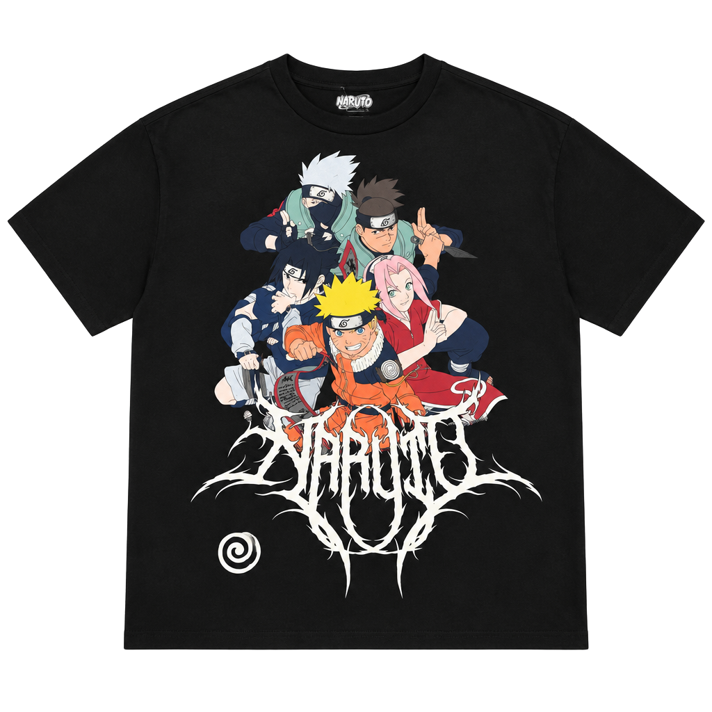 Naruto Graphic T-Shirt Black (M) 1