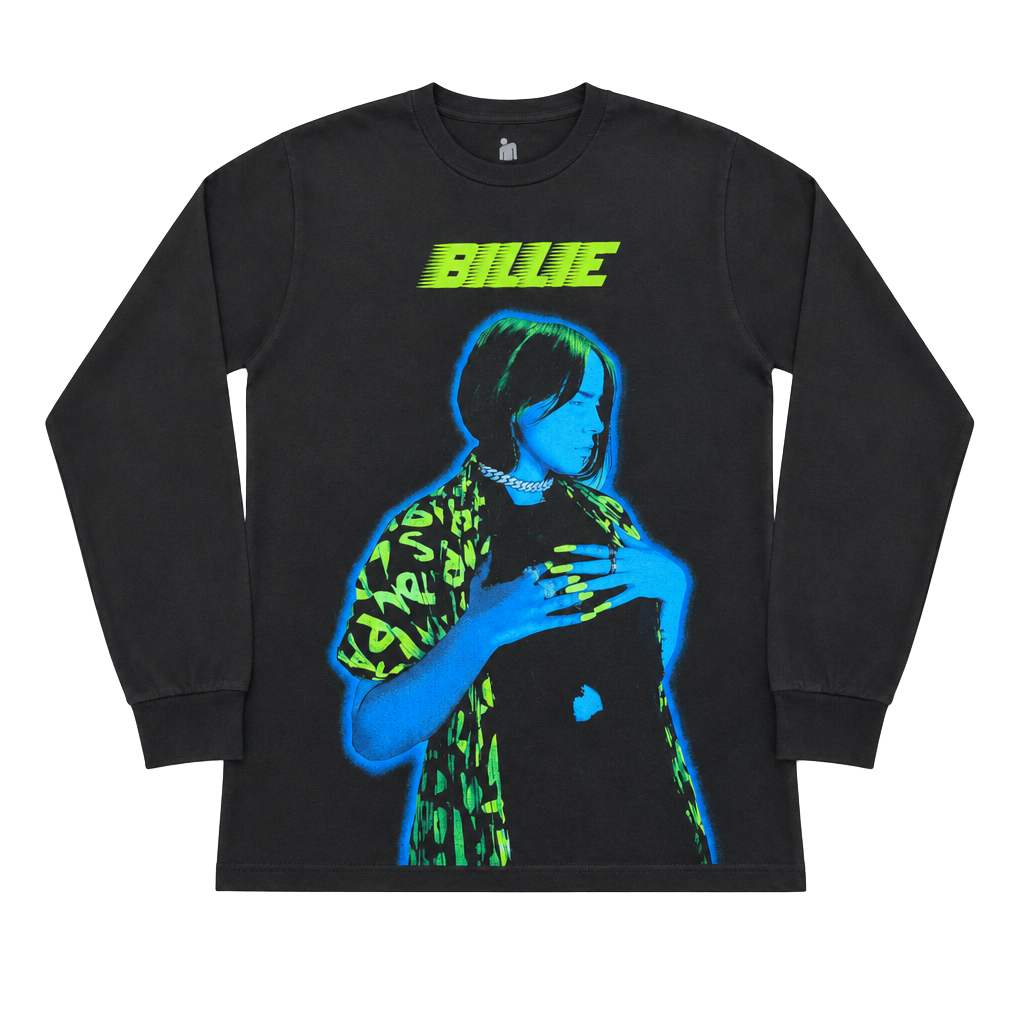 Billie Eilish Long Sleeve Graphic T-Shirt Black 1