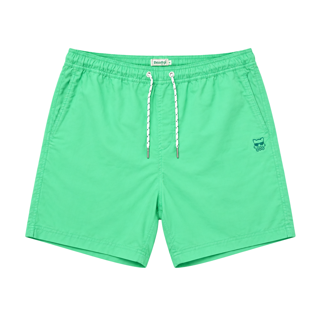 Partypants Swim Trunks Size XL Green Volley Beach Shorts 1