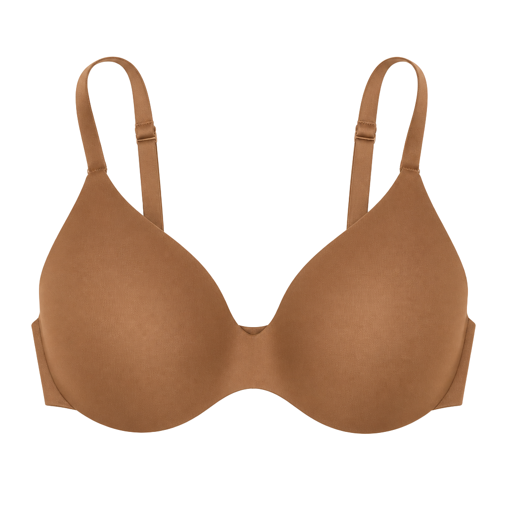 SKIMS T-Shirt Bra Size 34DDD Brown 1