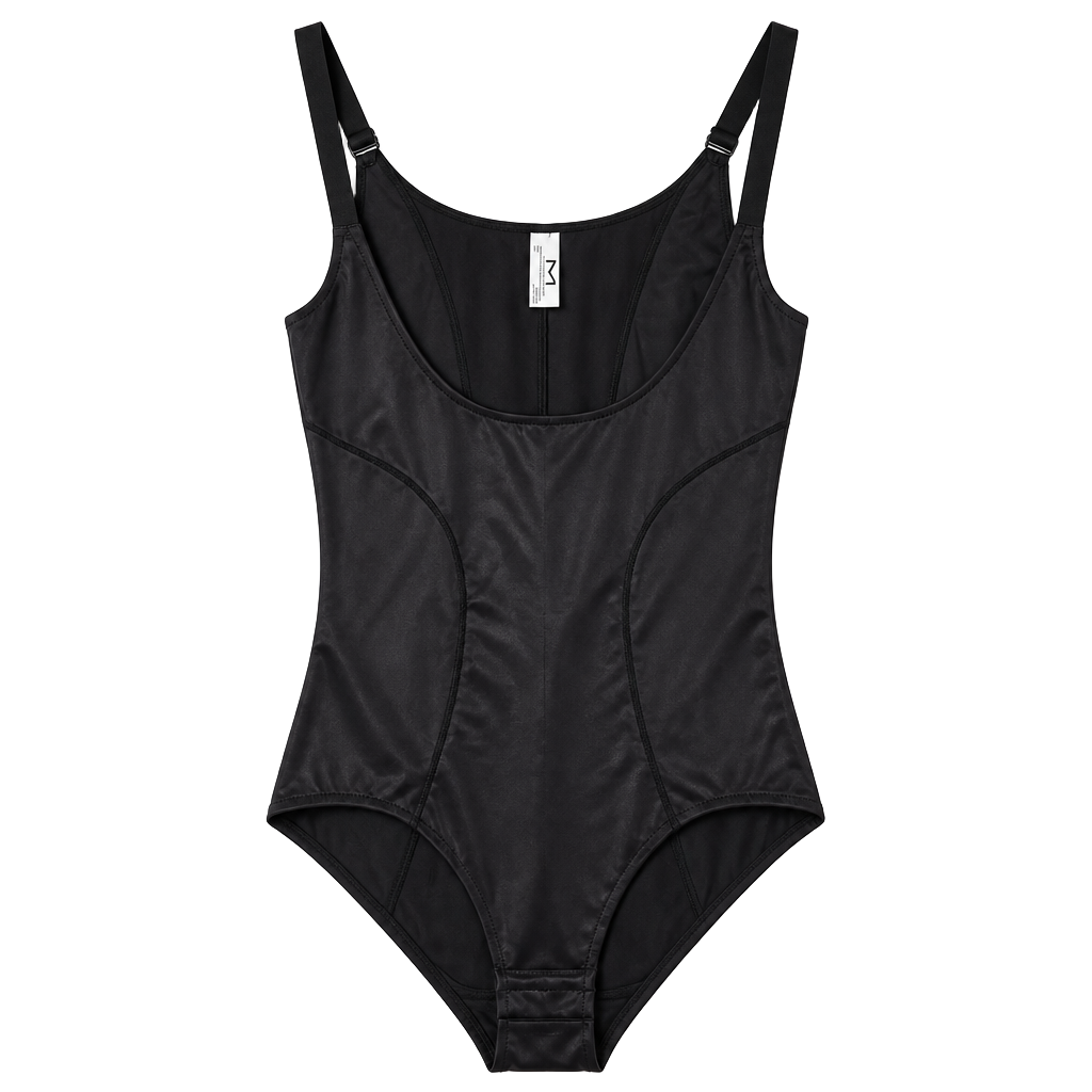 NWT Maidenform Firm Control Wear-Your-Own-Bra Bodybriefer Large Black 1