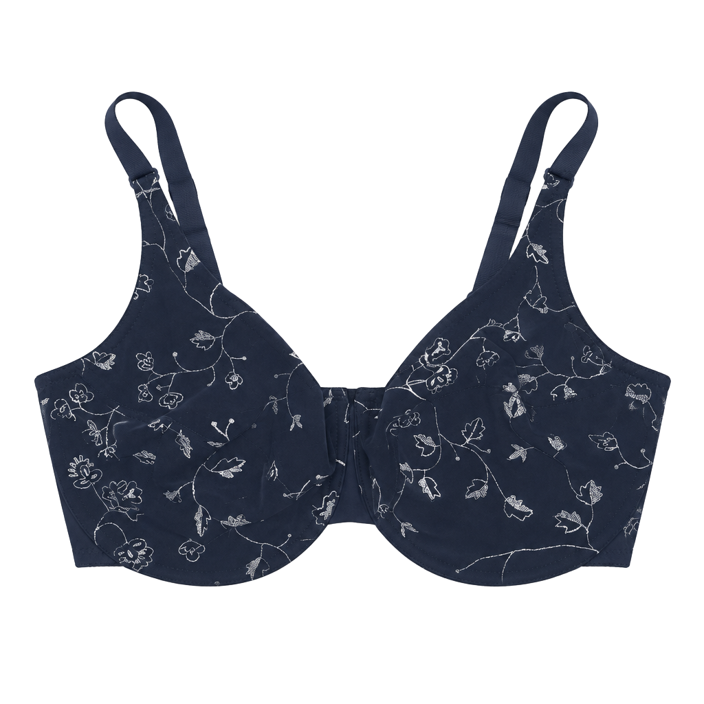 deadstock vtg black velvet bra 1