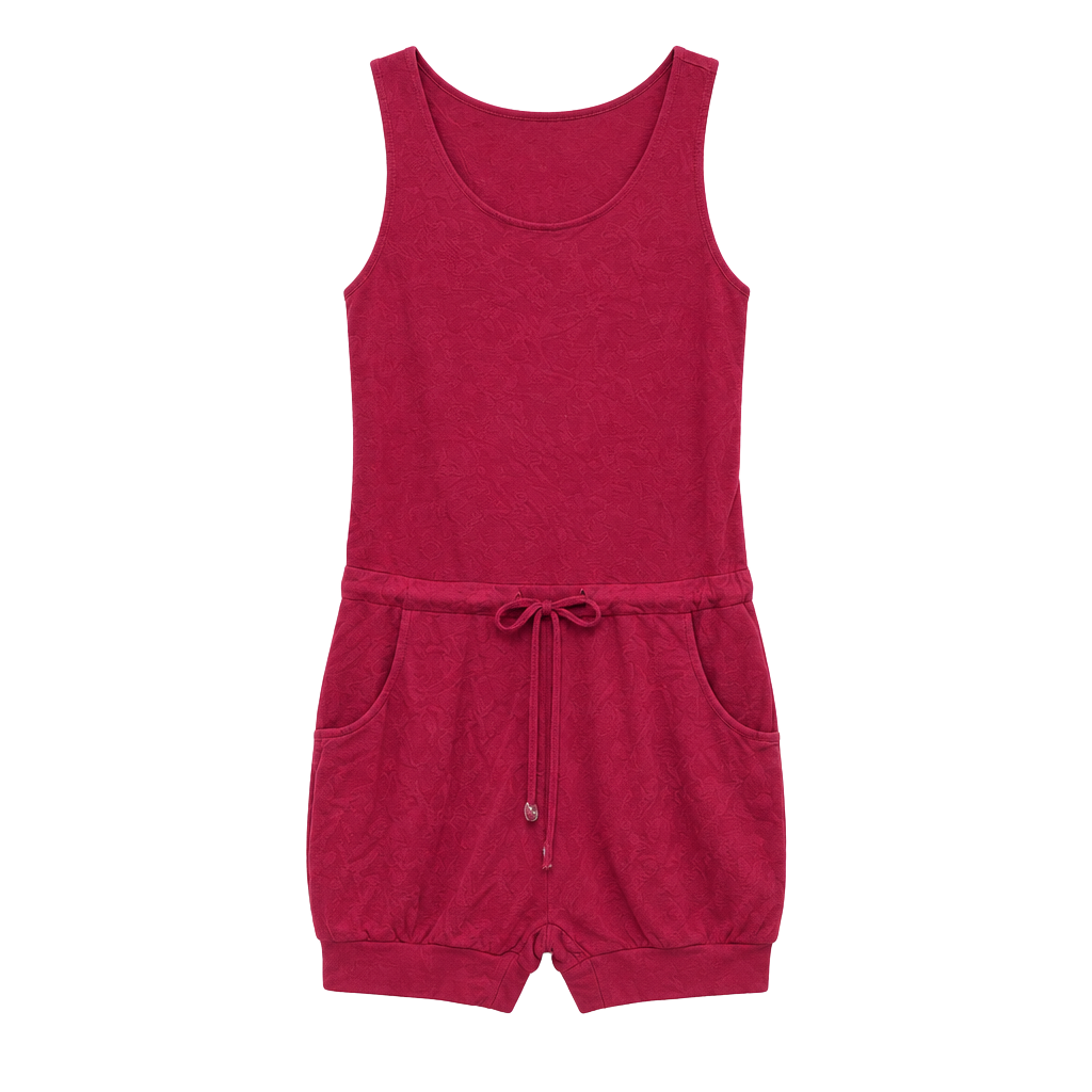 y2k red romper 1