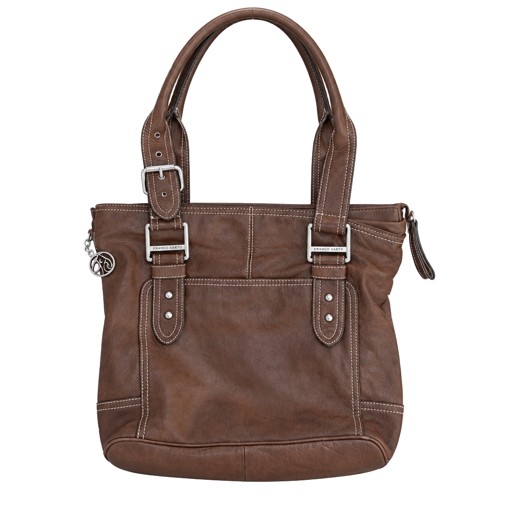 Franco Sarto brown leather handbag 1