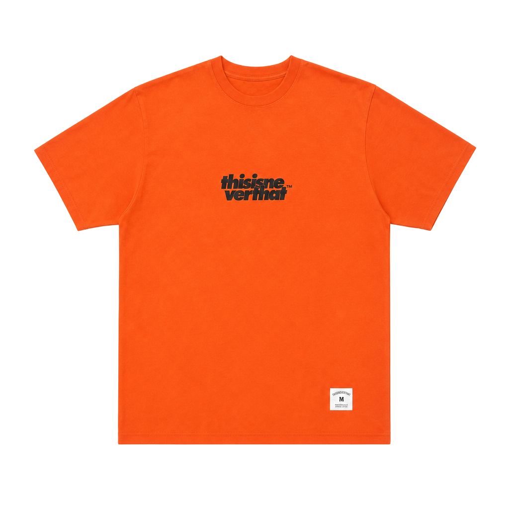 thisisneverthat OL-Logo Short Sleeve T-Shirt in Orange 1