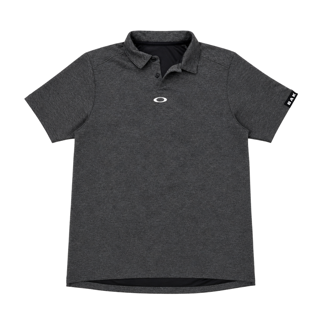 Oakley Polo Shirt Color Dark Grey Regular Fit / Size Small 1