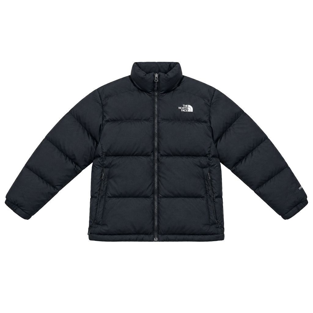 The North Face 550 Down Puffer Jacket Black Men’s Size Medium Pre-Owned 1