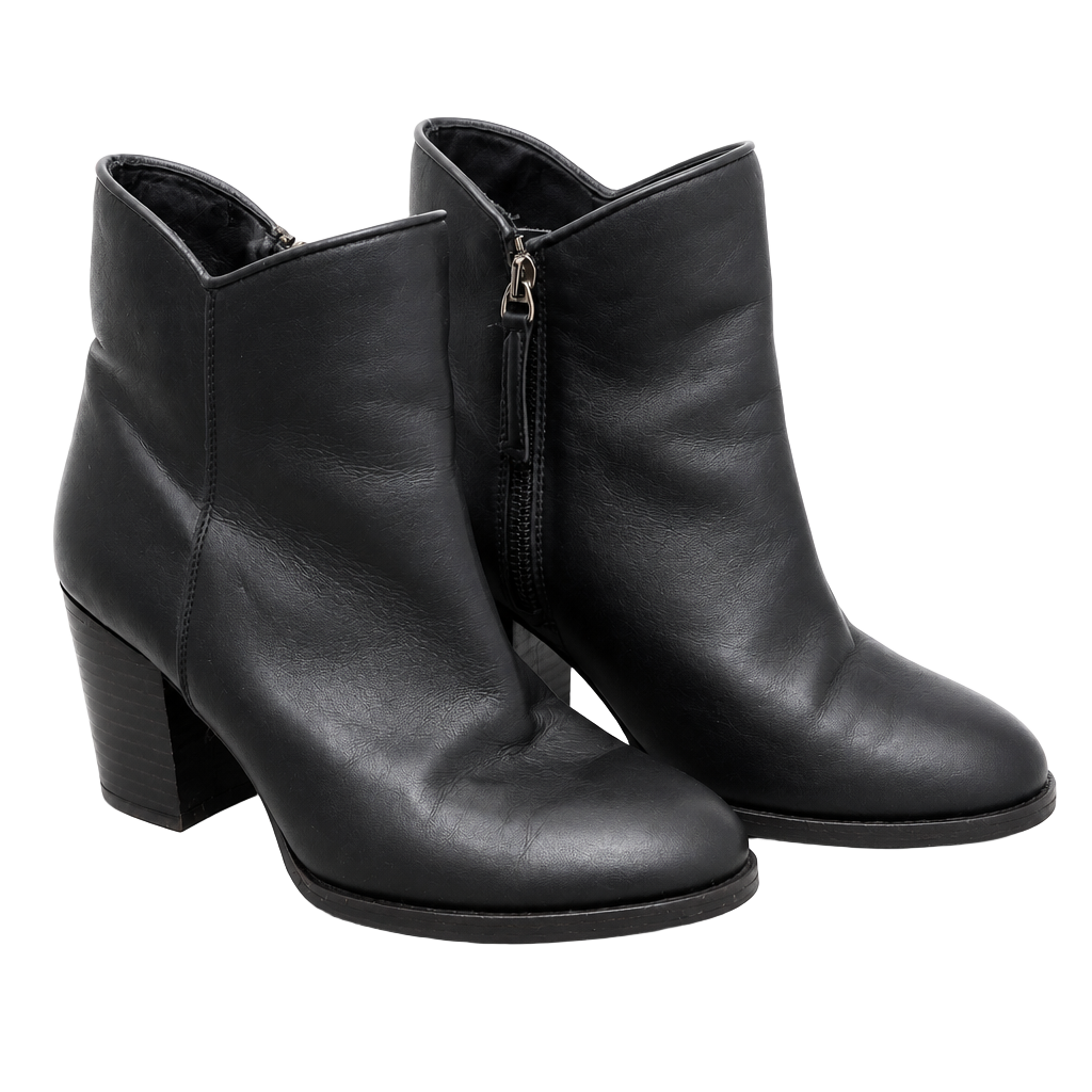 Thursday Boot Co. Uptown Bootie Size 9 Black Leather Ankle Boots 1