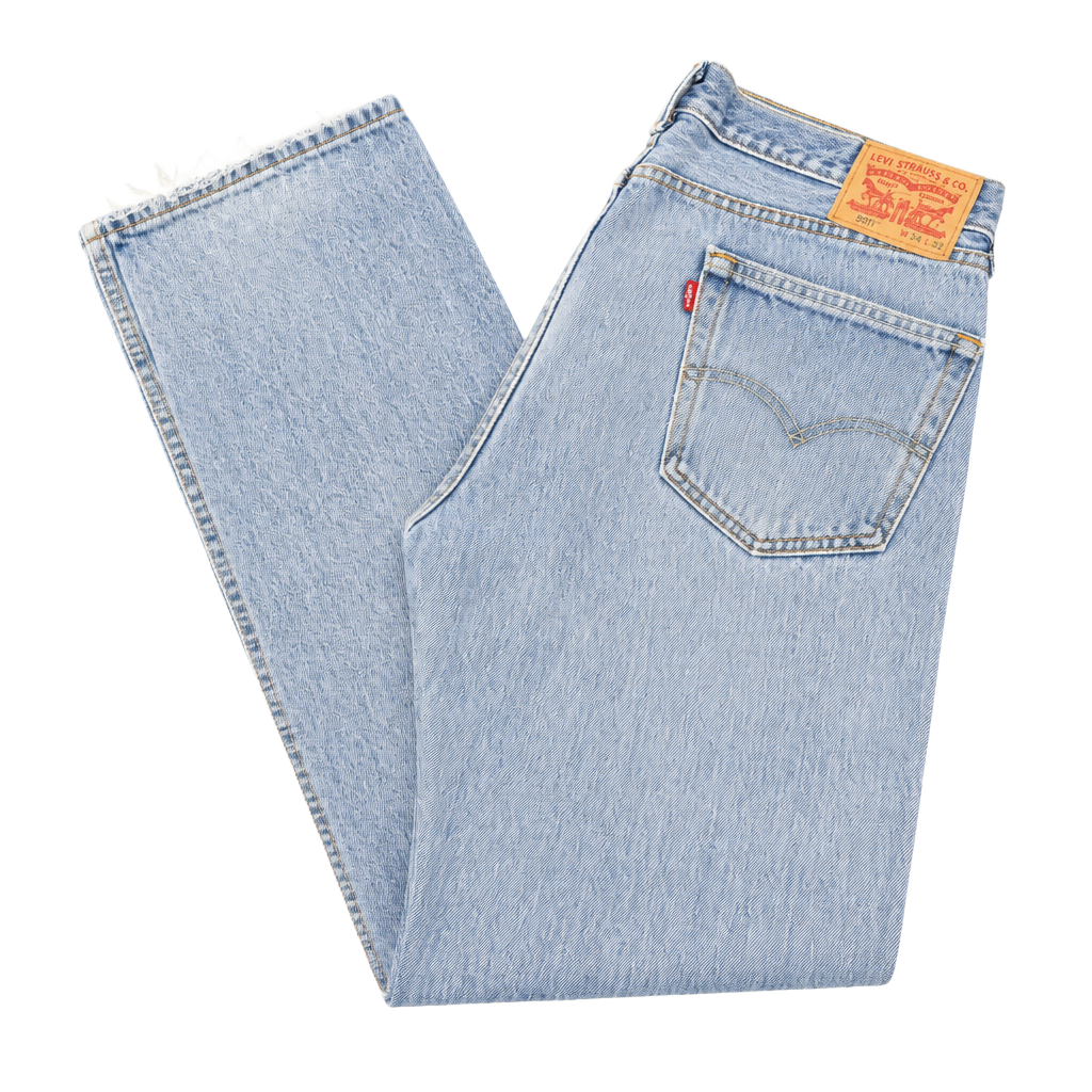 Levi's 505 Straight Leg Jeans 34x32 Light Wash 1