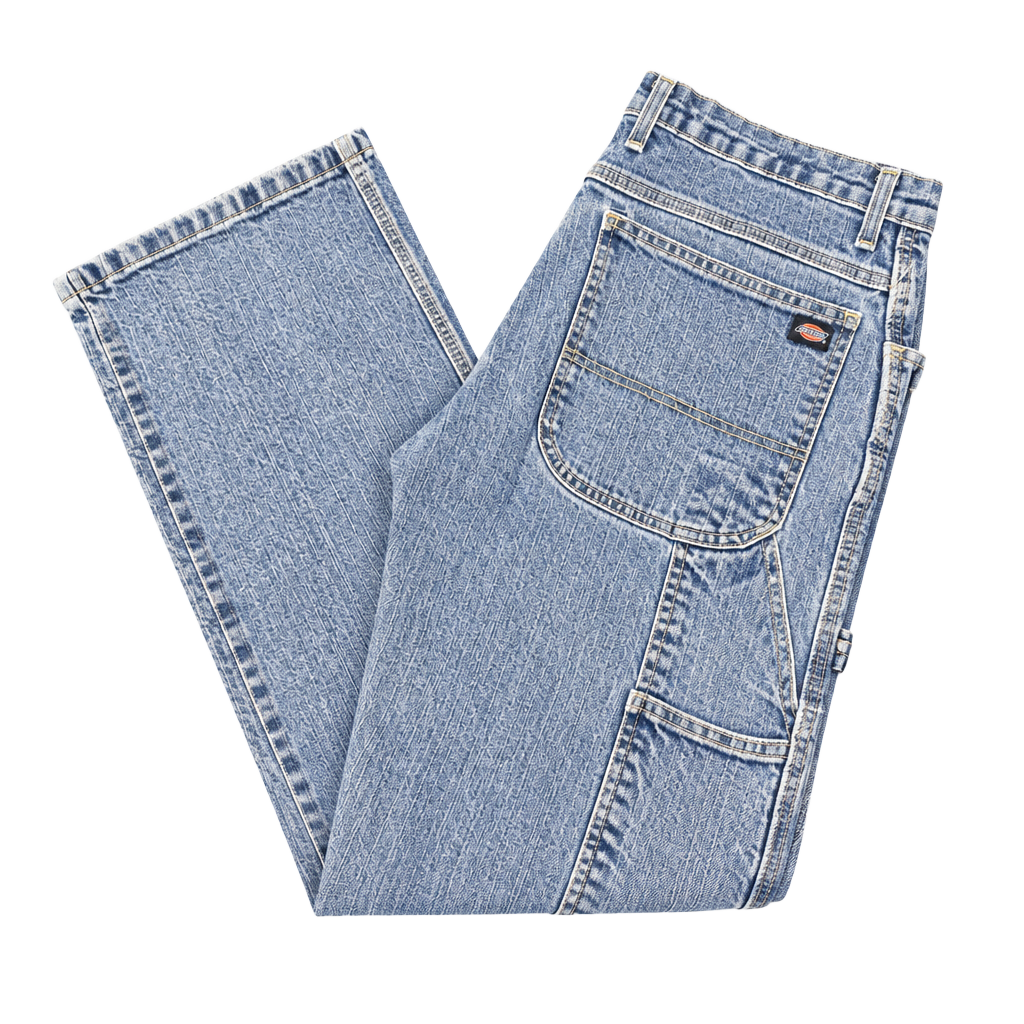 Dickies Carpenter Jeans Straight Leg Blue Denim 1