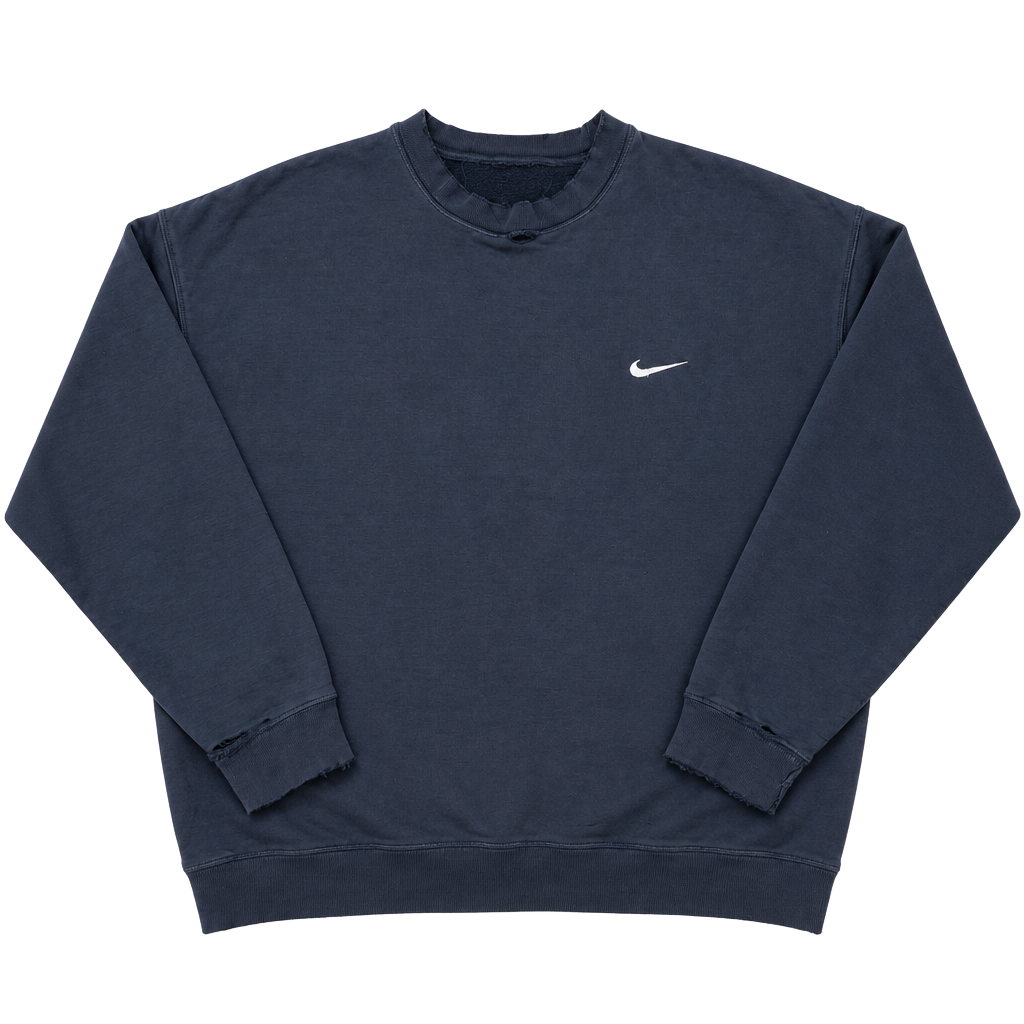 Vintage 90s Nike Made in USA Embroidered Swoosh Crewneck Sweatshirt 1