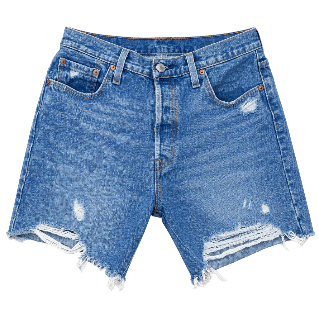 Levi's 501 Original Cutoff Distressed Denim Shorts Women's Size 29 1