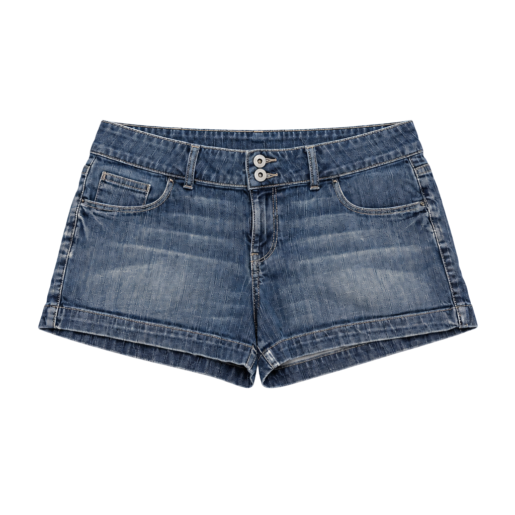 Mossimo Supply Co. Denim Shorts Size 13 Blue Low Rise 5-Pocket 1