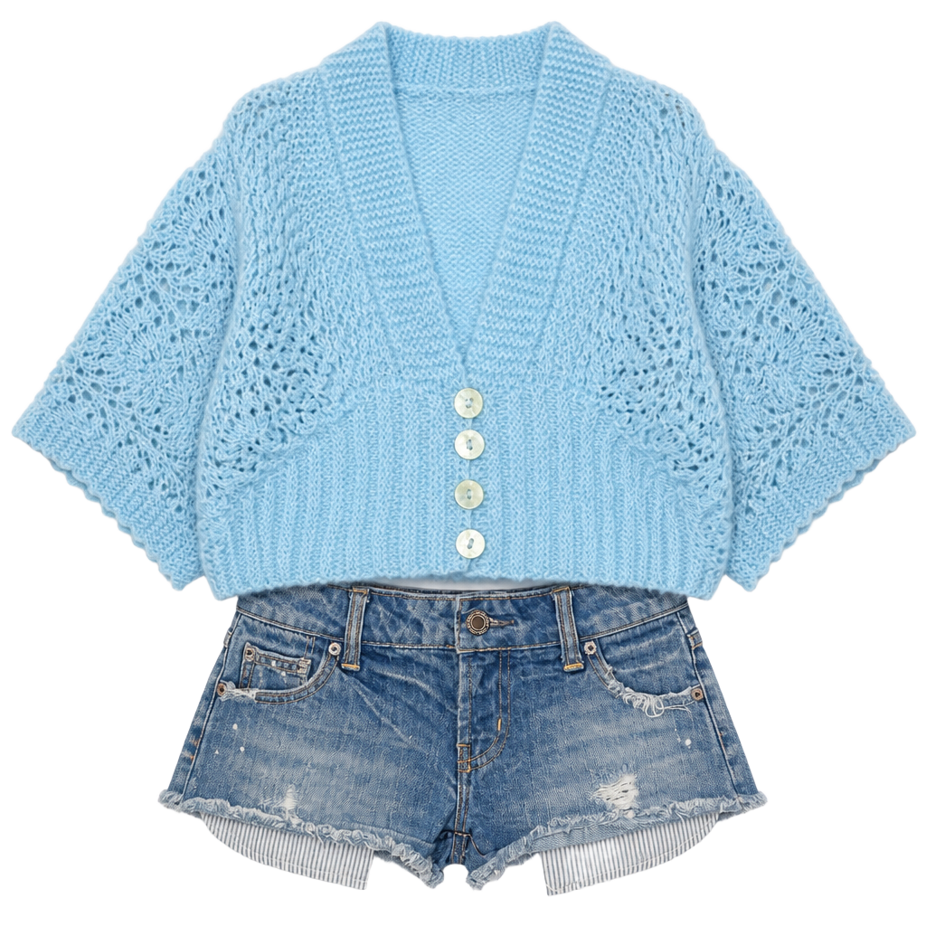Y2K American Eagle Low Rise Distressed Denim Short Shorts Size 2 1